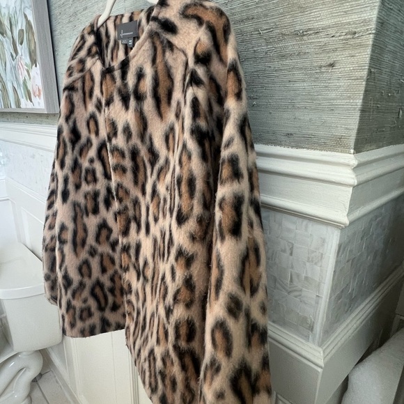 NWT new OS one size Anthropologie boxy jacket leopard animal print S M L XL - Picture 8 of 17